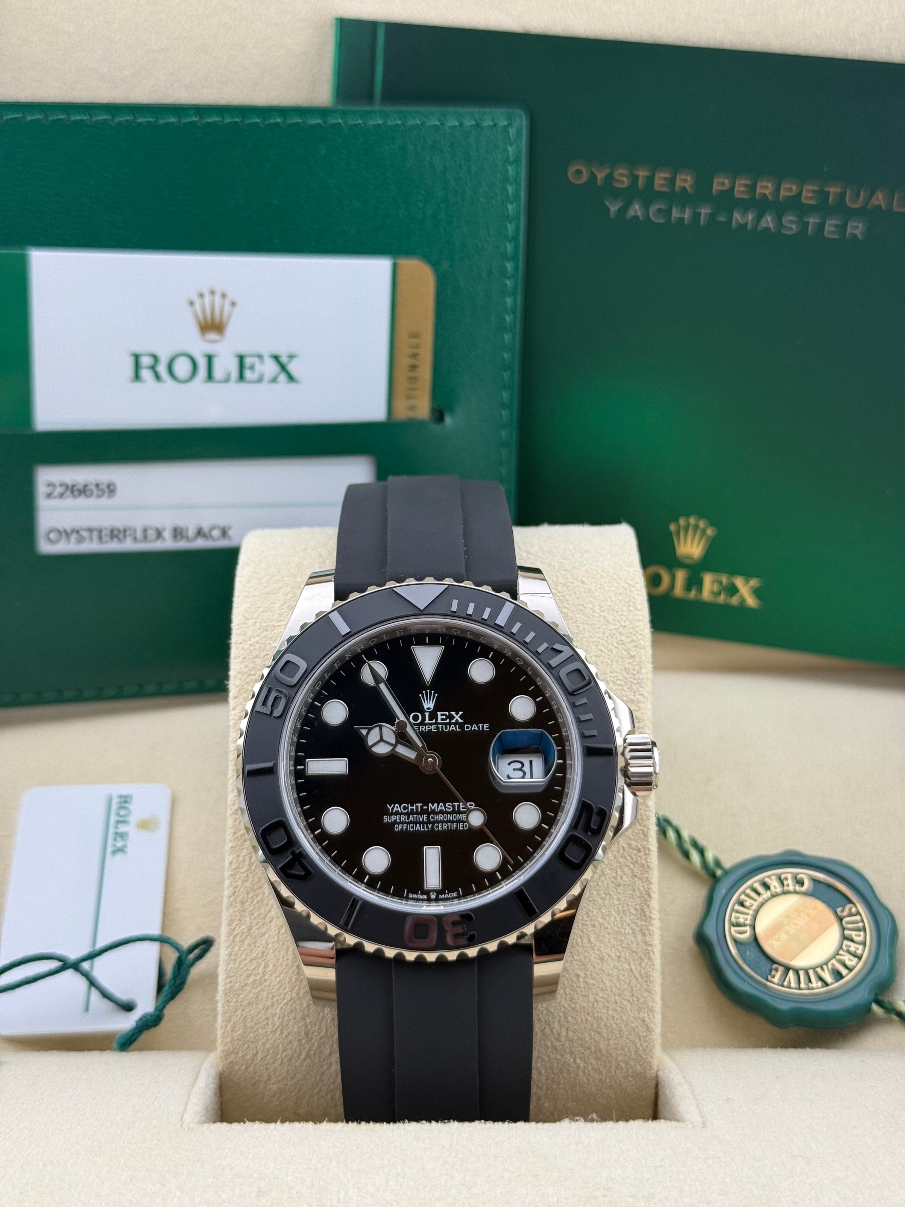 Rolex Yacht-Master 42 White Gold Oysterflex 226659